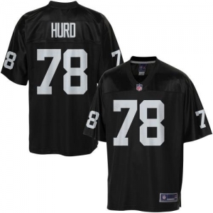 Pro Line Men's Oakland Raiders Zach Hurd Team Color Jersey