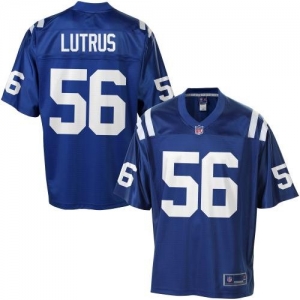 Pro Line Men's Indianapolis Colts Scott Lutrus Team Color Jersey