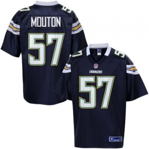 Pro Line Men's San Diego Chargers Jonas Mouton Team Color Jersey