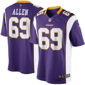 Nike Minnesota Vikings Jared Allen Men's Team Color Limited Jers