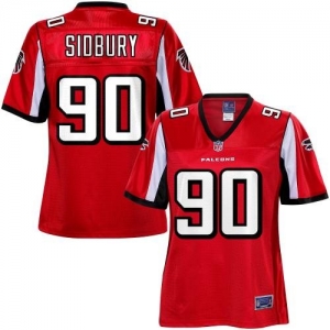 Pro Line Women's Atlanta Falcons Lawrence Sidbury Team Color Jer