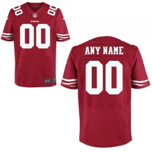 Nike San Francisco 49ers Customized Elite Jersey - Scarlet