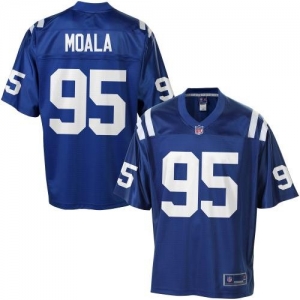 Pro Line Men's Indianapolis Colts Fili Moala Team Color Jersey