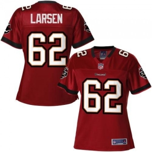 Pro Line Women's Tampa Bay Buccaneers Ted Larsen Team Color Jers