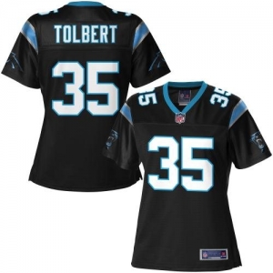 Pro Line Women's Carolina Panthers Mike Tolbert Team Color Jerse