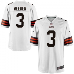 Nike Brandon Weeden Cleveland Browns Youth Game Jersey - White