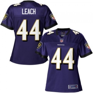 Pro Line Women's Baltimore Ravens Vonta Leach Team Color Jersey