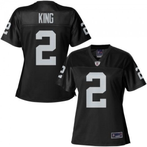 Pro Line Women's Oakland Raiders Marquette King Team Color Jerse