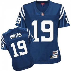 Reebok Baltimore Colts Johnny Unitas Women's Throwback Premier T