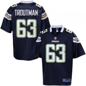 Pro Line Men's San Diego Chargers Johnnie Troutman Team Color Je