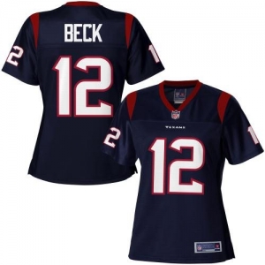 Pro Line Women's Houston Texans John Beck Team Color Jersey