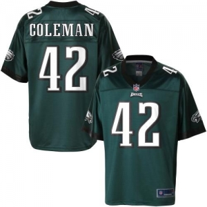 Pro Line Men's Philadelphia Eagles Kurt Coleman Team Color Jerse