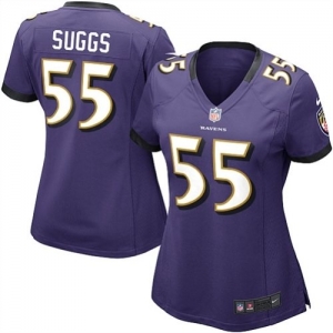 Nike Women's Baltimore Ravens Terrell Suggs Game Team Color Jers