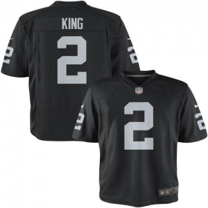 Nike Youth Oakland Raiders Marquette King Team Color Game Jersey