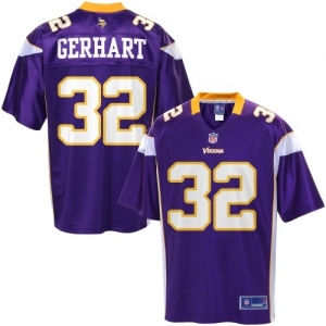 Pro Line Men's Minnesota Vikings Toby Gerhart Team Color Jersey