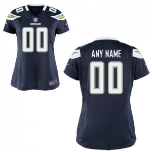 Nike Women's San Diego Chargers Customized Team Color Game Jerse