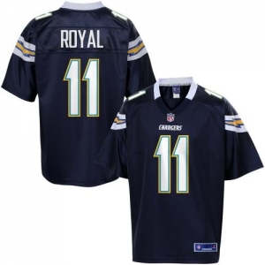 Pro Line Men's San Diego Chargers Eddie Royal Team Color Jersey