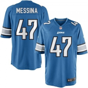 Nike Youth Detroit Lions Carmen Messina Team Color Game Jersey