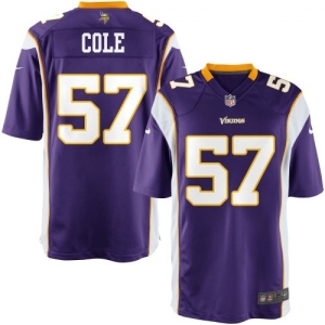 Nike Youth Minnesota Vikings Audie Cole Team Color Game Jersey