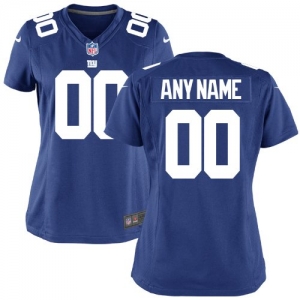 Nike New York Giants Women's Custom Game Jersey - Royal Blue