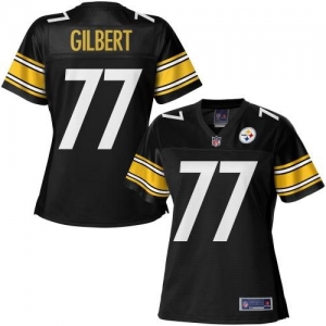 Pro Line Women's Pittsburgh Steelers Marcus Gilbert Team Color J