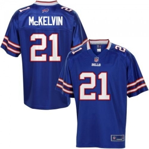 Pro Line Men's Buffalo Bills Leodis McKelvin Team Color Jersey