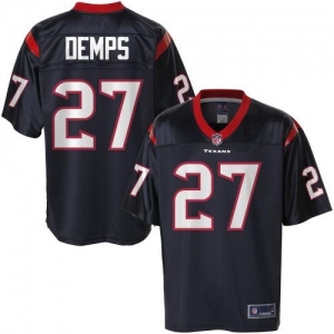 Pro Line Men's Houston Texans Quintin Demps Team Color Jersey