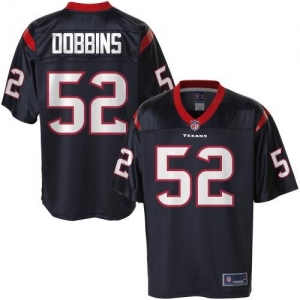 Pro Line Men's Houston Texans Tim Dobbins Team Color Jersey