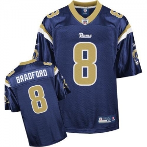 Reebok Sam Bradford St. Louis Rams Youth Replica Jersey - Navy B