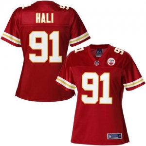 Pro Line Women's Kansas City Chiefs Tamba Hali Team Color Jersey