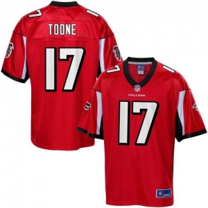 Pro Line Men's Atlanta Falcons Tim Toone Team Color Jersey