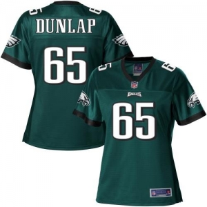 Pro Line Women's Philadelphia Eagles King Dunlap Team Color Jers