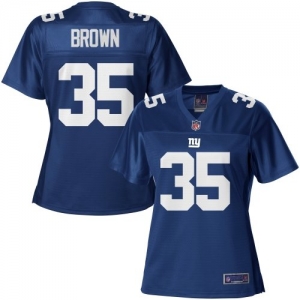 Pro Line Women's New York Giants Andre Brown Team Color Jersey