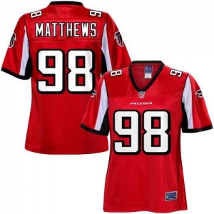 Pro Line Women's Atlanta Falcons Cliff Matthews Team Color Jerse