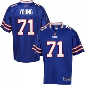 Pro Line Men's Buffalo Bills Sam Young Team Color Jersey