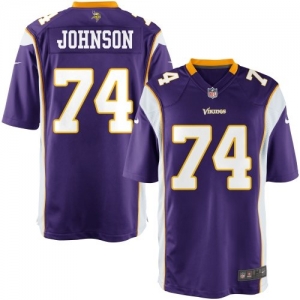 Nike Youth Minnesota Vikings Charlie Johnson Team Color Game Jer