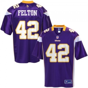 Pro Line Men's Minnesota Vikings Jerome Felton Team Color Jersey