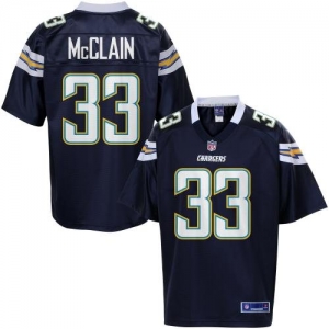 Pro Line Men's San Diego Chargers Le'Ron McClain Team Color Jers