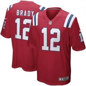 Nike Tom Brady New England Patriots Alternate Game Jersey - Red