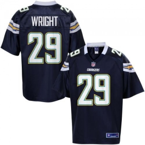 Pro Line Men's San Diego Chargers Shareece Wright Team Color Jer