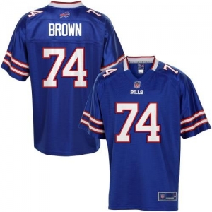 Pro Line Men's Buffalo Bills Colin Brown Team Color Jersey