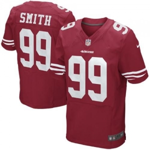 Nike Aldon Smith San Francisco 49ers Elite Jersey - Scarlet