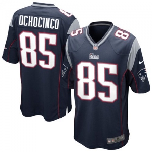 Nike Chad Ochocinco New England Patriots Game Jersey - Navy Blue