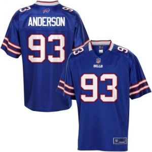 Pro Line Men's Buffalo Bills Mark Anderson Team Color Jersey