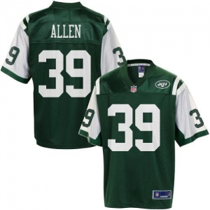 Pro Line Men's New York Jets Antonio Allen Team Color Jersey