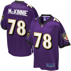 Pro Line Men's Baltimore Ravens Bryant McKinnie Team Color Jerse