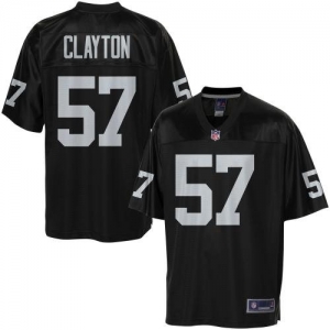 Pro Line Men's Oakland Raiders Keenan Clayton Team Color Jersey