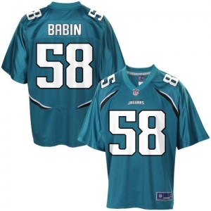 Pro Line Men's Jacksonville Jaguars Jason Babin Team Color Jerse