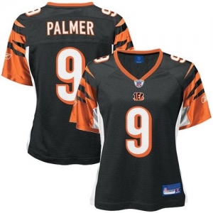 Reebok NFL Equipment Cincinnati Bengals #9 Carson Palmer Black L