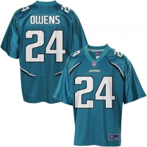 Pro Line Men's Jacksonville Jaguars Montell Owens Team Color Jer